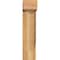 Ekena Millwork Traditional Block Rough Sawn Bracket w/ Offset Brace, Western Red Cedar, 6"W x 14"D x 26"H BKT0604X14X26TRA05RWR - alternate 4